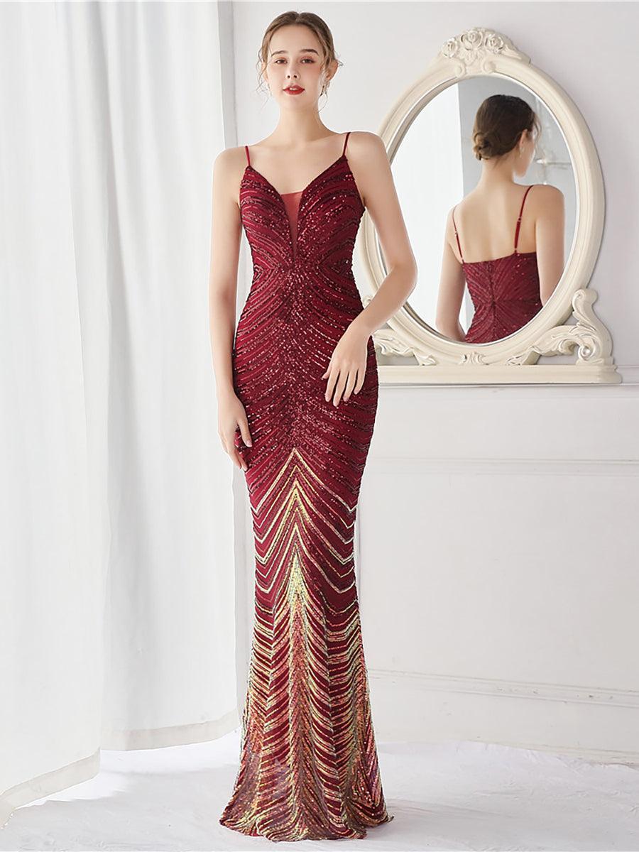 Off Shoulder Long Black And White Evening Dress M02037