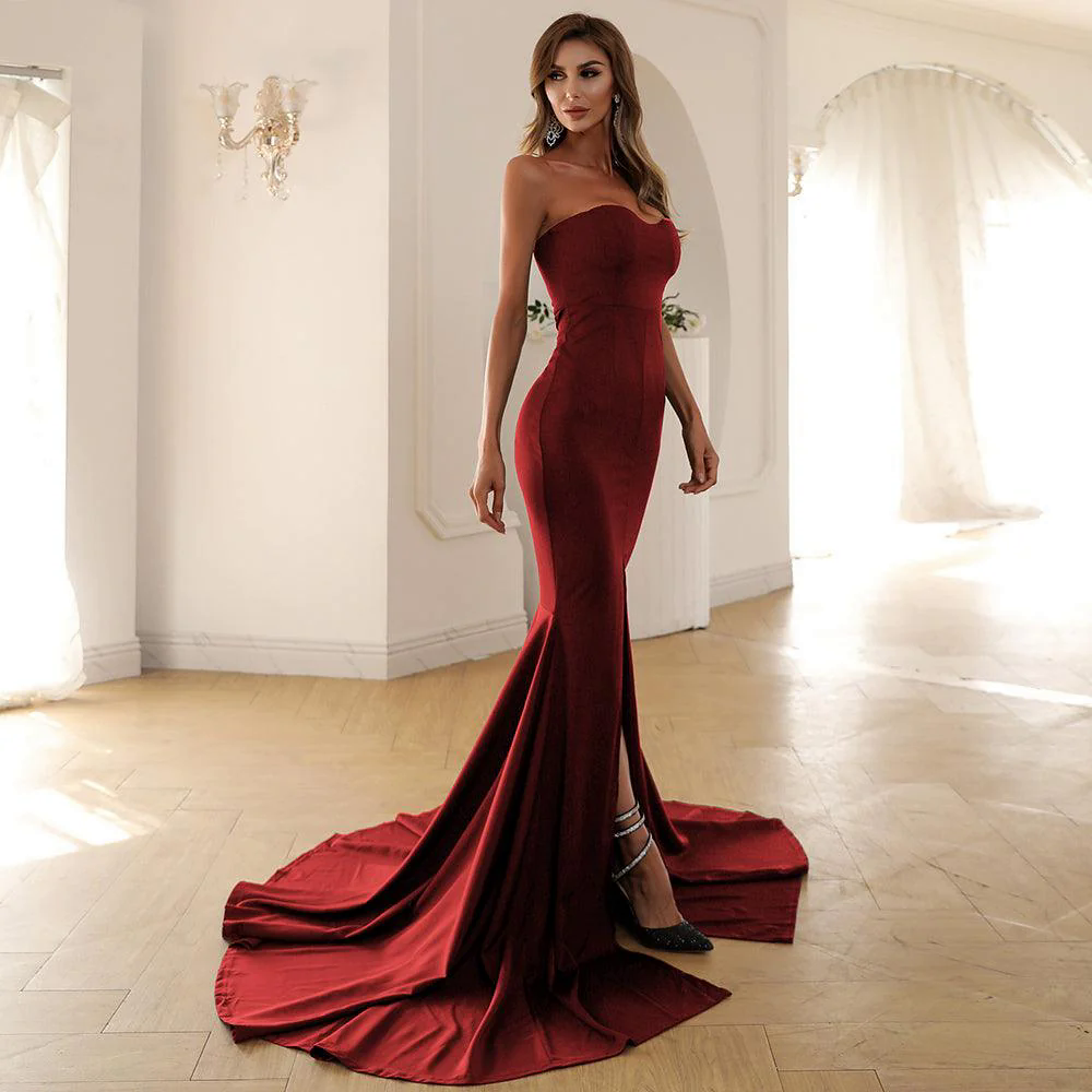 Strapless Mermaid Evening Dress FT1683